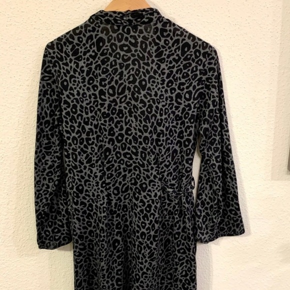 Jones New York animal print knit cardigan - Picture 3 of 3
